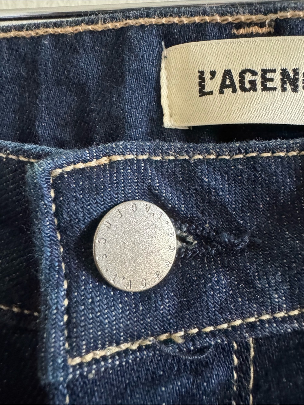 L’agence Lenora Low Rise Dark Wash Koval Jeans size 26 - Picture 8 of 11